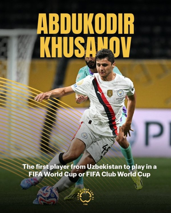 Create history! Husanov becomes the first Uzbek player to participate in the Club World Cup/World Cup in history