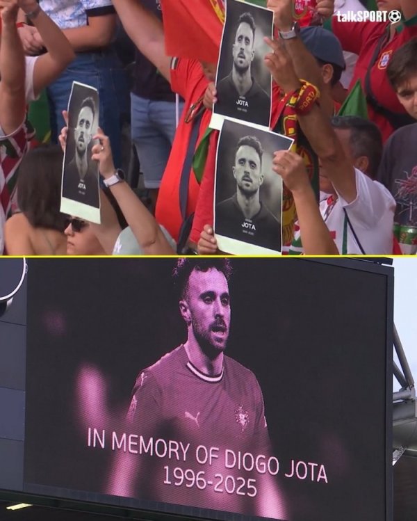 Women s European Cup Spain vs Portugal before the match, and fans greeted Jota
