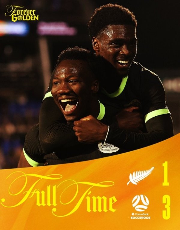 Two consecutive victories! Australia warm-up match 3-1 New Zealand, Yilan Kunda scored in Wood