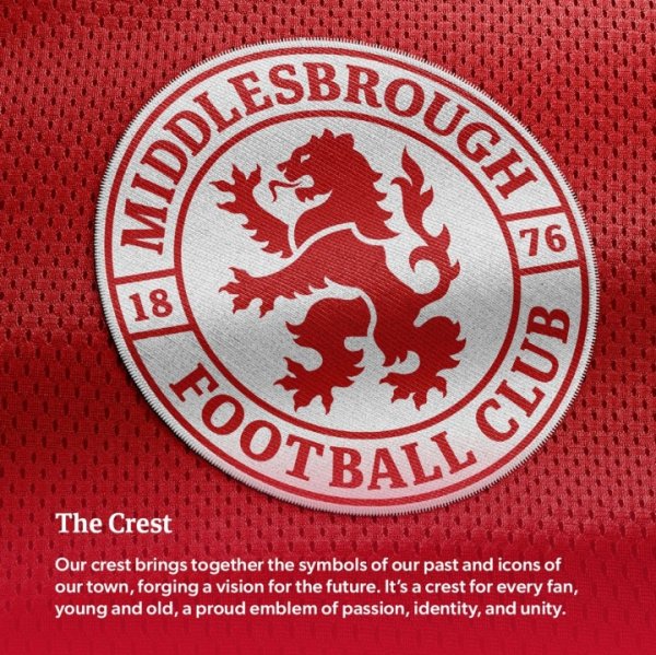 Middlesbrough unveil new club crest in preparation for upcoming 150th anniversary